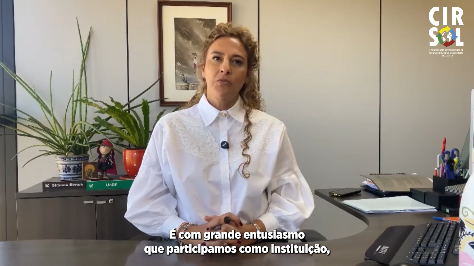 Simone Benck, reitora da UnDF fala sobre a importância da II CIRSOL em meio a crises climáticas