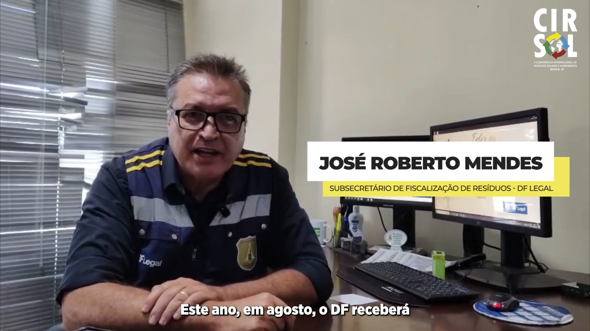 José Roberto Mendes, do DF Legal, destaca a importância da II CIRSOL.