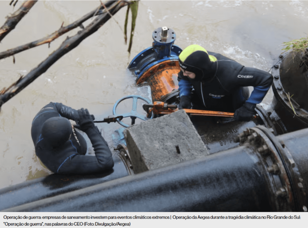 Operação de guerra: empresas de saneamento investem para eventos climáticos extremos