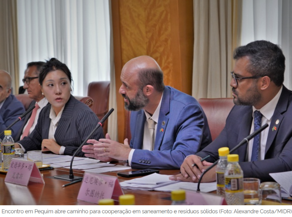 Brasil busca na experiência chinesa soluções para saneamento e gestão de resíduos